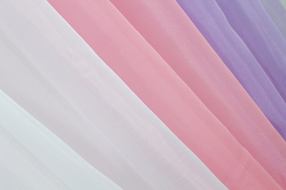 Кухонні штори VR-Textil № 054к комбіновані бузковий з рожевим і білим 300х170 см (50-050) Київ - фото 5