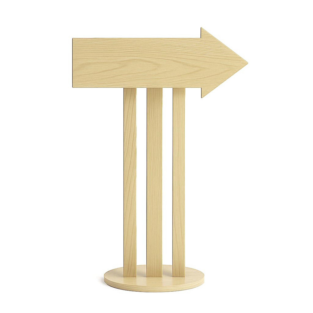 Напольная стрелка-указатель 