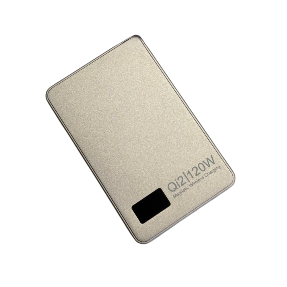 Павербанк 20000мАч для смартфона з бездротовою магнітною зарядкою, бездротовий Power Bank для iPhone магсейф Gold Кам'янець-Подільський - фото 2