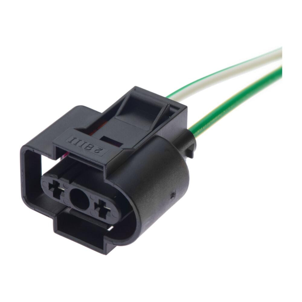 Електричний з'єднувач із дротом, 2-контактний, Дат. Рівня Охолоджує. Рідини, Чорний, пластик, Київ - фото 1