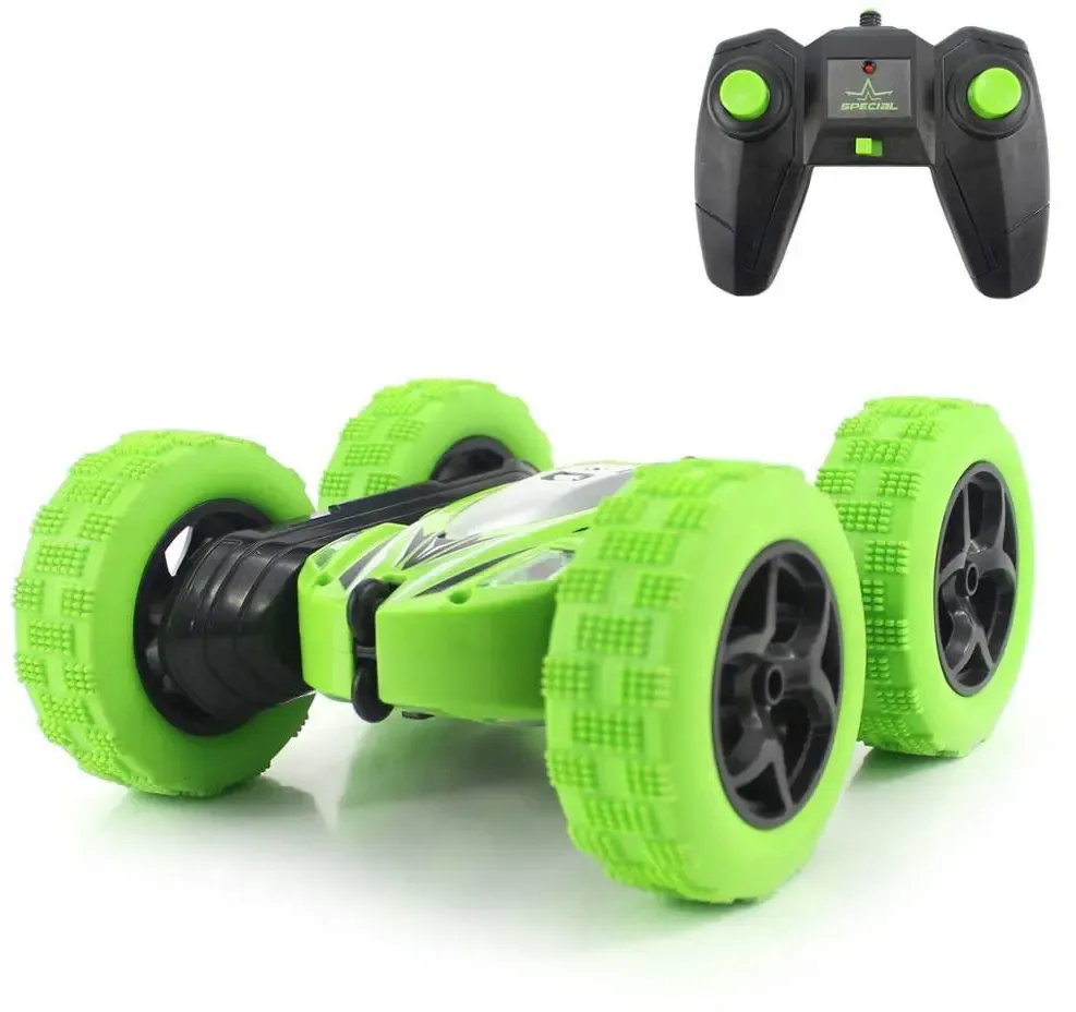 Машинка перевертыш вездеход трюковая на радиоуправлении Ydjia Stunt Car D828 Green Коломыя - изображение 1