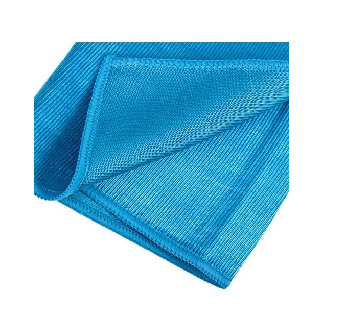 Тряпочка микрофибра для стекла VR-01L-G 30x40см синяя Винница - изображение 3