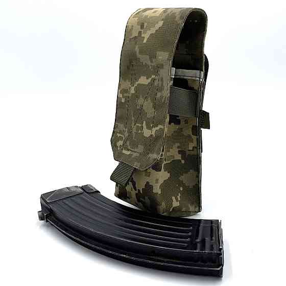 Підсумок на два магазини АК-2 Пиксель ММ-14 (olive) Oxford 1000D Molle закритий Запоріжжя