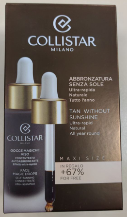 Концентрат для автозагара лица Collistar Abbronzatura Senza Sole 50 Славянск