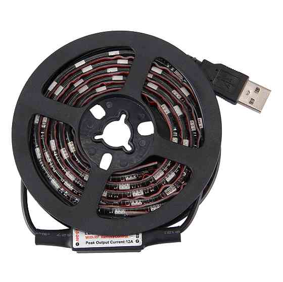 Світлодіодна стрічка RGB 1м 60 SMD-5050 LED USB Puluz LED0620 Київ