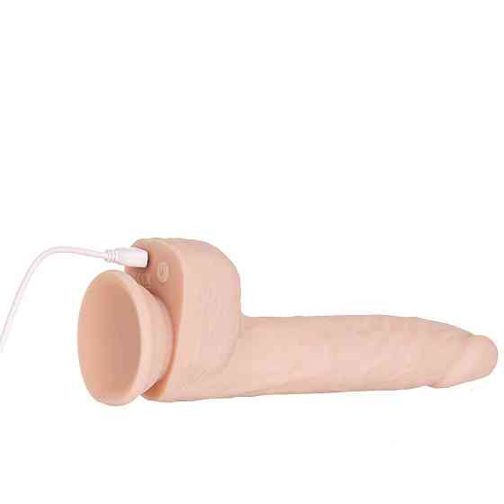 Фалоімітатор із пульсацією Addiction Naked Addiction 8.5” Thruster - Vanilla Sex Aura Київ