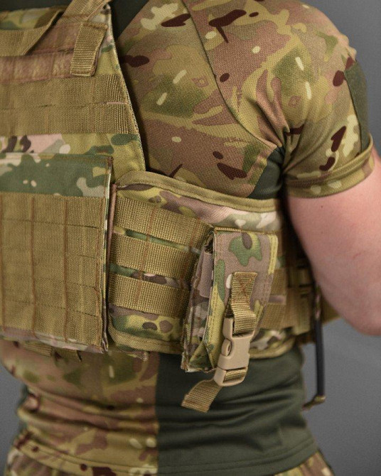 Плитоноска піксель регулюється під плити 25 на 30 з кишенями бічними, 7 підсумків Одеса - фото 20