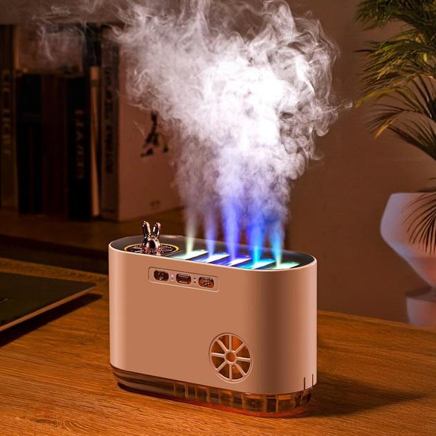 Ультразвуковий зволожувач повітря RGB Aroma Humidifier з ароматерапією та підсвіткою, резервуар 200 мл Одеса - фото 1
