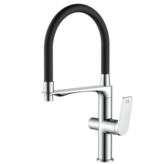 Змішувач для кухні Mixxus Premium DERBY 021  REFL.BLACK з виходом для питної води    ( MI6600 ) 20935 Харків