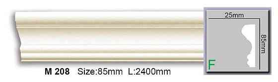 Молдинг гладкий полиуретановый Harmony M 208 Днепр