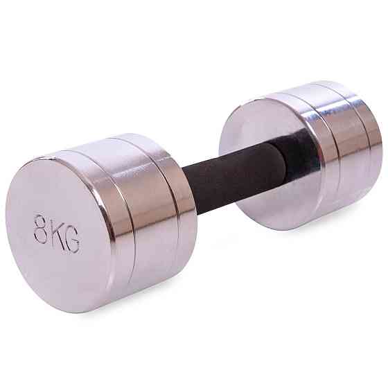 Гантель 8 кг хромированная Record-5202-8 Киев