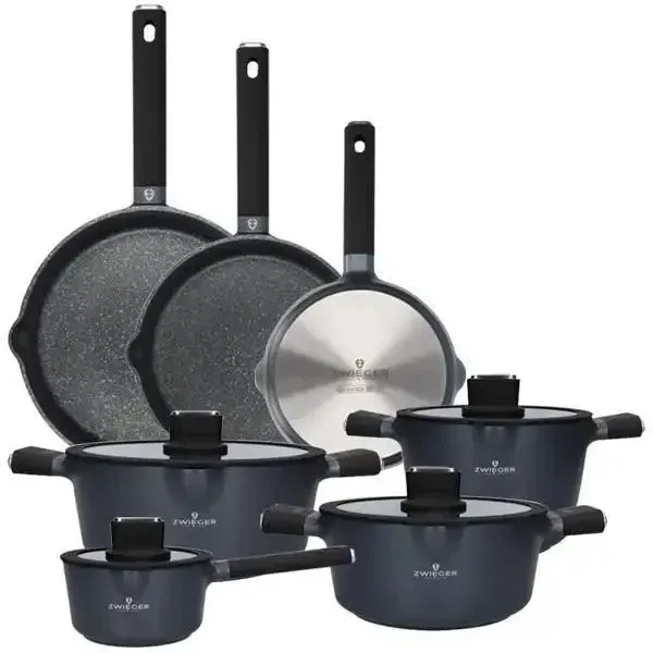 Zwieger Vesna Комплект 4 Garnków Z Pokrywkami + Сковорідка 20 24 28Cm (Zvesna16) Київ - фото 1