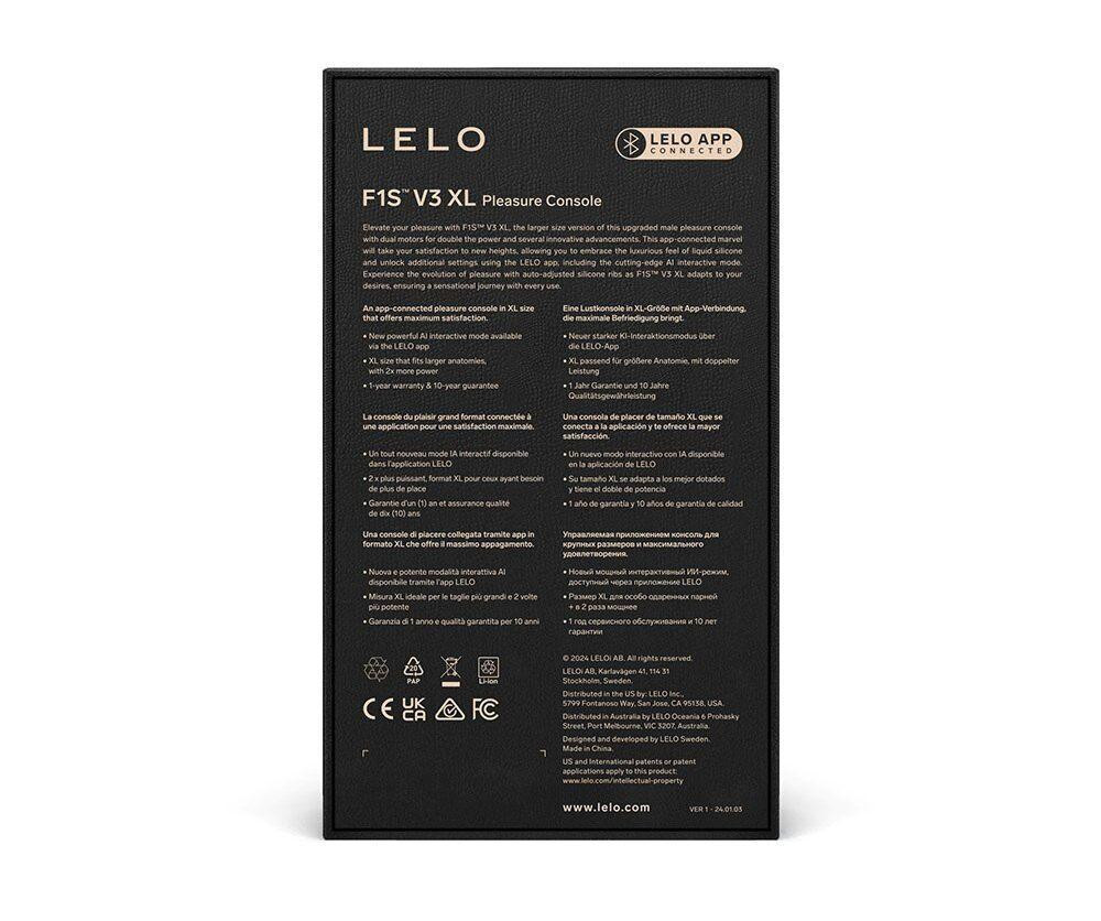 Смарт-мастурбатор LELO F1S V3 XL Red, збільшений, 2 мотори, 8 режимів, стимуляція звуковими хвилями Sex Aura Київ - фото 5