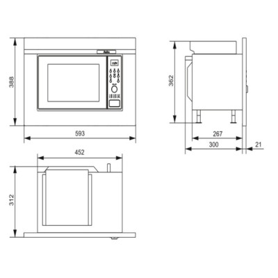 Мікрохвильова піч Hansa AMGB20E2GB Вінниця - фото 4