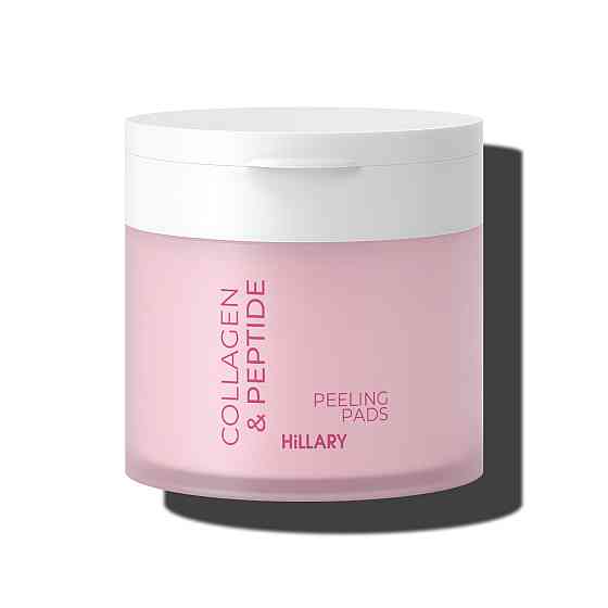Отшелушивающие тонер-педы с коллагеном и пептидами Collagen & Peptide Peeling Pads Hillary 60 шт Киев