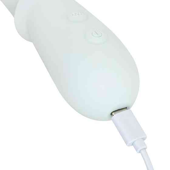 Вибратор-кролик Good Vibes Only - SAGE Triple Stimulation Vibe Soft Silicone - Blue Sex Aura Киев