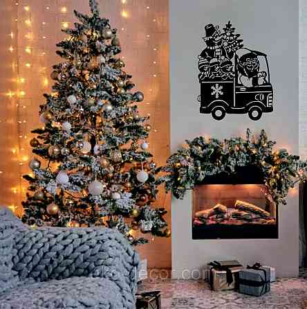 Декоративное настенное Панно «Новый год», Декор на стену Киев