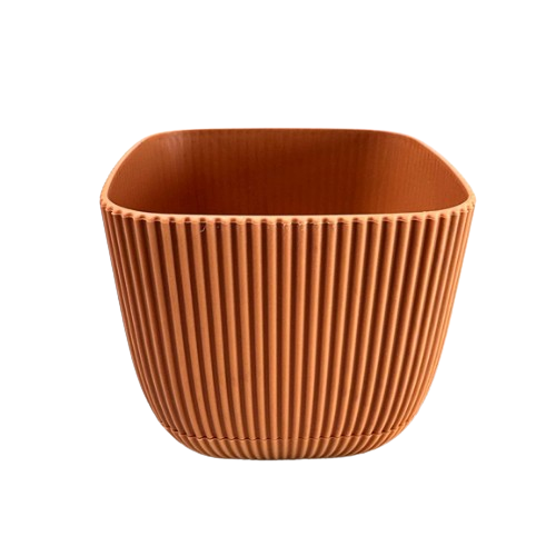 Вазон Mergan 0,67л квадратний пудра ELIF Житомир - изображение 3