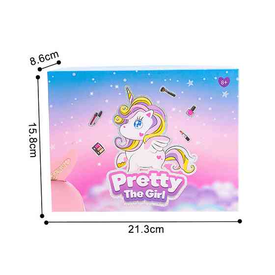 Набор детской косметики Princess Toy 25 предмета в чемодане с єдинорогом розовий Киев