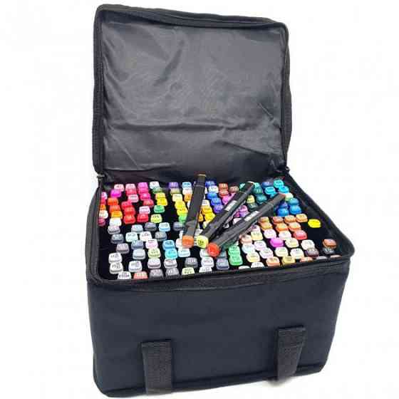 Маркери двосторонні для ескізів та скетчів Touch 168 шт, Двосторонні скетчмаркери для малювання EC-72 Львів