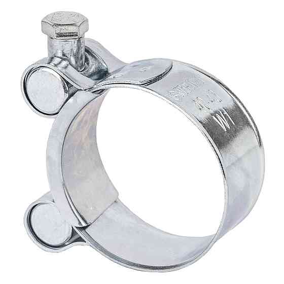 Хомут силовой оцинкованный 20мм Ø40-43мм (КРАТНО 5шт) SIGMA (2509141) Киев