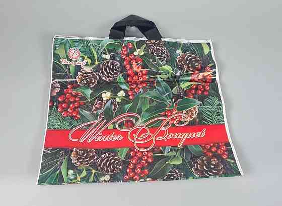 Пакет із петльовою ручкою (38 *34) Н.Год "Зимовий букет" Репако (25 шт.) Харків