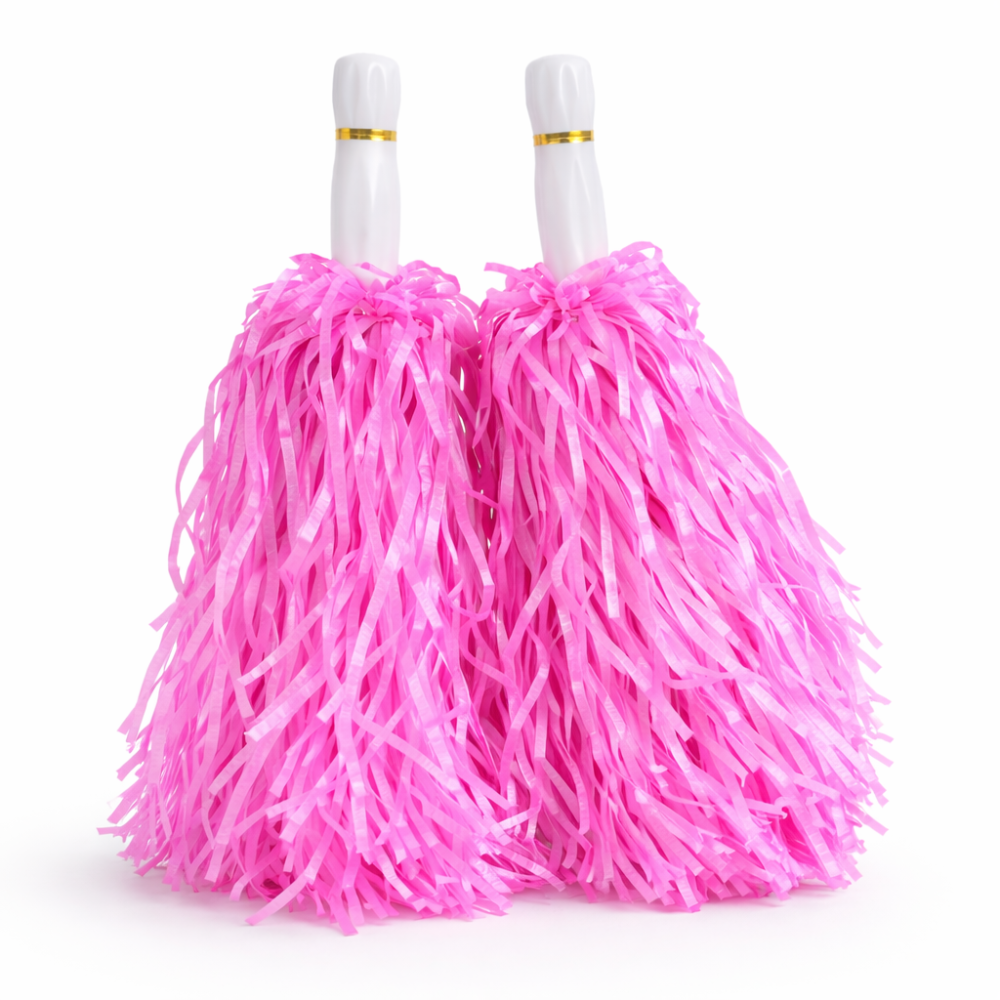 Помпоны для черлидинга розовый 2 шт. Київ - фото 1