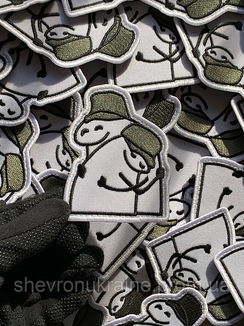 Шеврон Флорк друзі (Форма контурна. На липучці) Розмір 8x6см Київ - фото 4