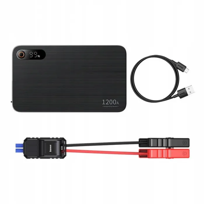 Автомобильное пуско-зарядное устройство Baseus Super Energy Pro+ 1200A Car Jump Starter Black Киев - изображение 1