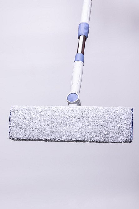 Універсальна швабра з металевою ручкою та змінною плоскою насадкою для плитки, ламінату та лінолеуму HP-35015-30 Київ - фото 6