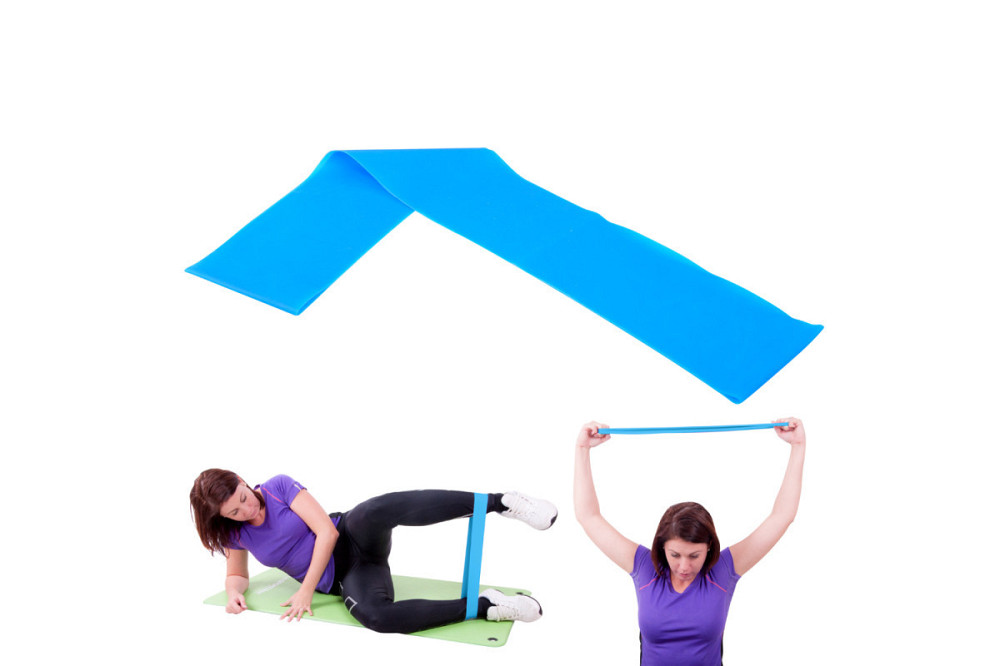 Стрічка-еспандер для вправ Hangy inSPORTline Heavy 90 см синя Київ - фото 1