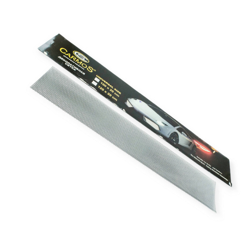 Сітка декор. "захист радіатора" №2 чорний 100х20см (середній осередок) Мукачево - фото 1