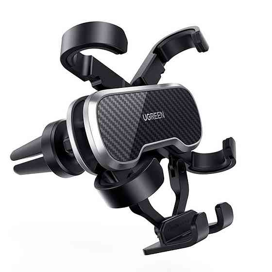 Автотримач для телефона UGREEN LP228 Gravity Drive Air Vent Car Mount Phone Holder Black Одеса