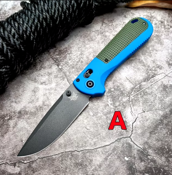 Ніж складаний Benchmade 430BK, 452 Синій Дніпро - фото 1