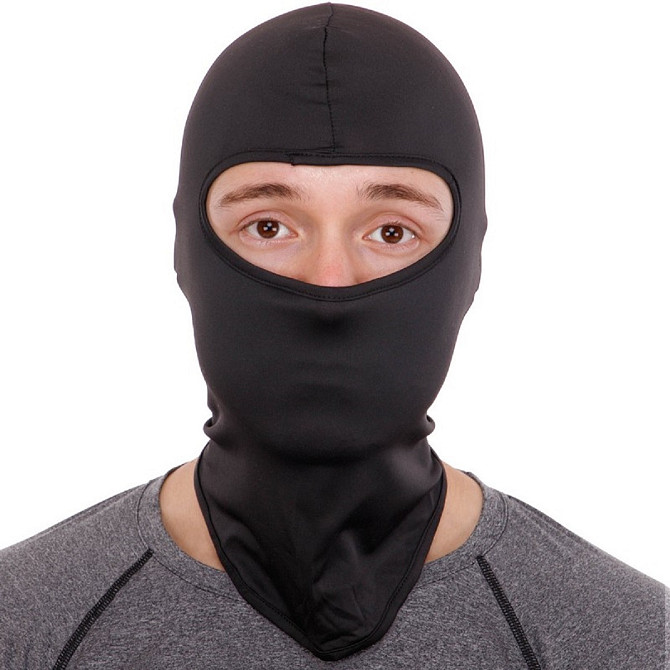 Підшоломник балаклава L-XL поліестер чорна Київ - фото 2