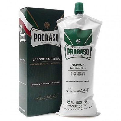 Крем для бритья Proraso с экстрактом эвкалипта и ментолом 500 мл (8004395001156) Винница - изображение 1