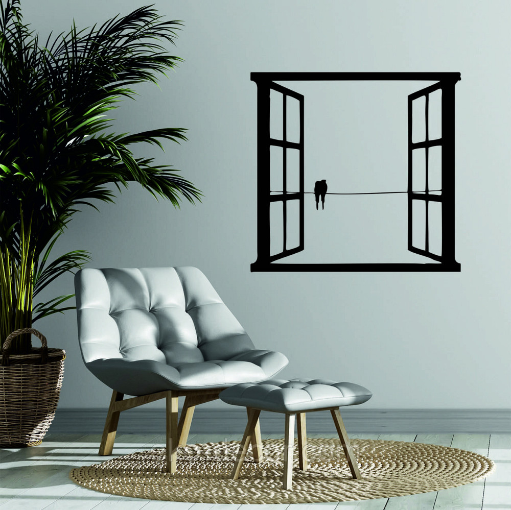 Декоративное настенное Панно «Птицы в окне» Декор на стену Киев - изображение 8