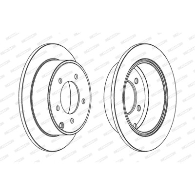 Гальмівний диск FERODO DDF1762C Вінниця - фото 1