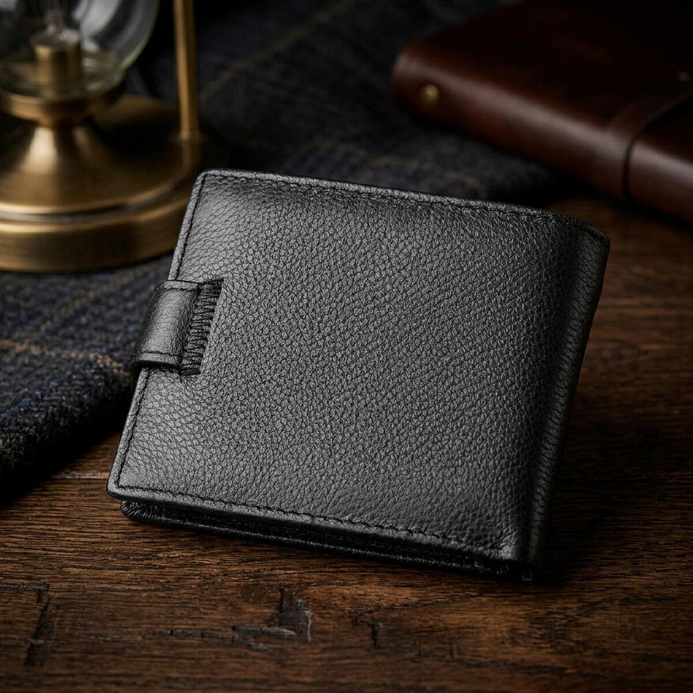 Чоловічий гаманець ST Leather 18311 (ST103) Чорний Київ - фото 11