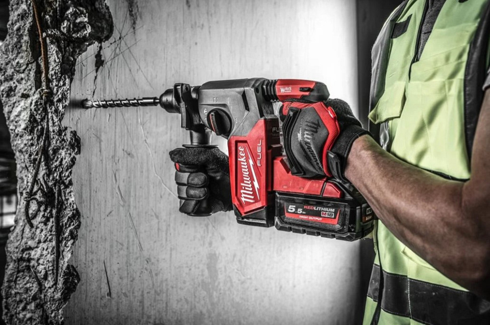 Перфоратор аккумуляторный бесщеточный SDS-PLUS MILWAUKEE M18 FHX-0X (2,5Дж) (каркас+HDкейс) Одесса - изображение 10