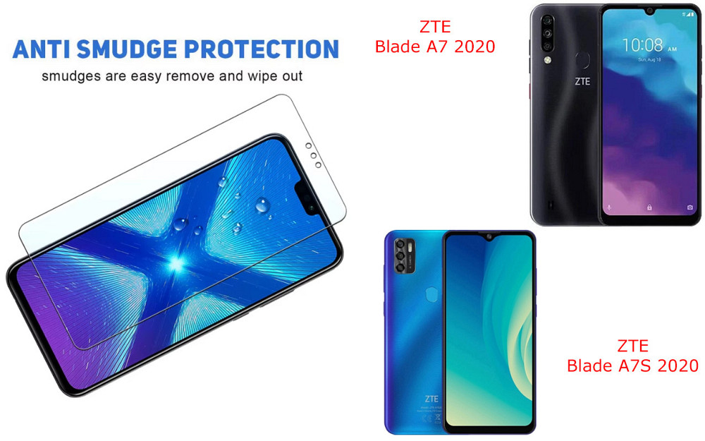 Захисне скло NeoGlass для ZTE Blade A7 2020, A7S 2020 – надпрозоре та стійке Київ - фото 3