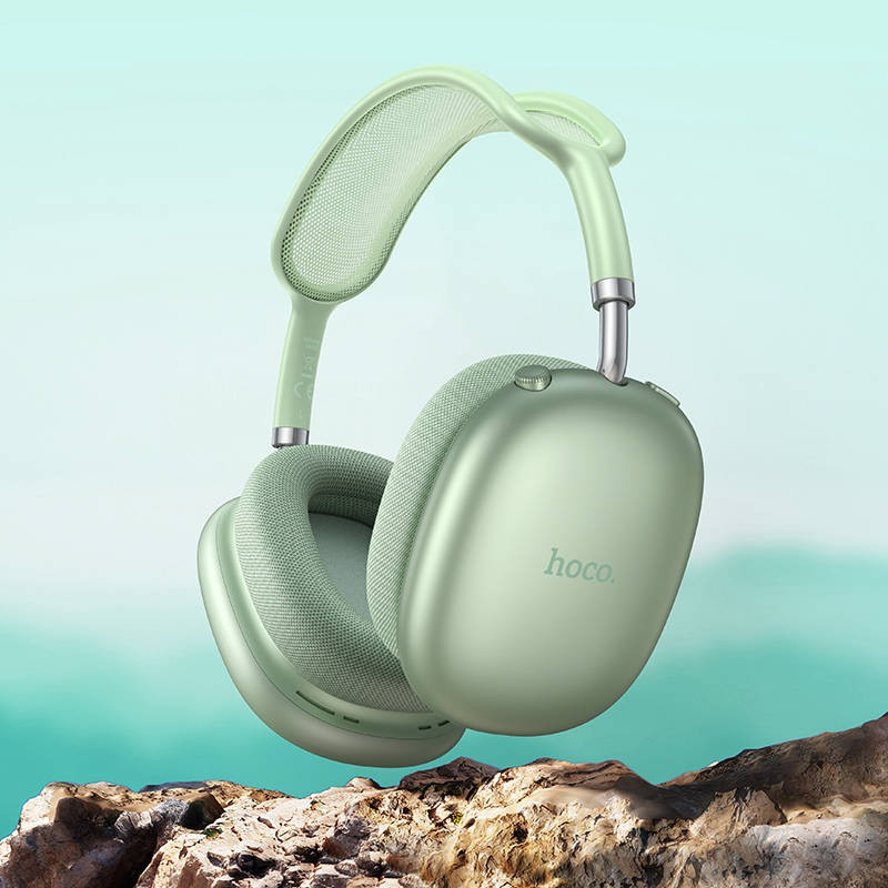 Беспроводные накладные наушники HOCO W55 Pleasing BT headphones Green Киев - изображение 4