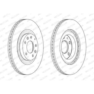 Гальмівний диск FERODO DDF2002C Вінниця