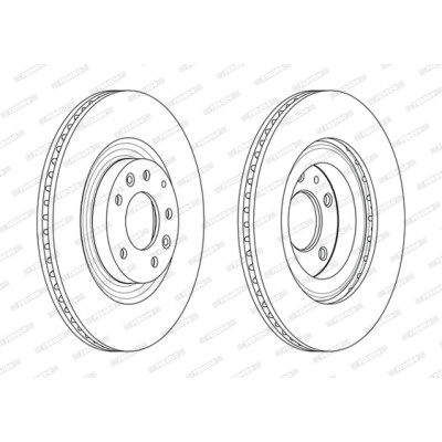 Гальмівний диск FERODO DDF2002C Вінниця - фото 1
