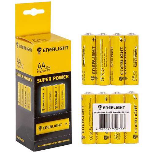 Батарейка AA R6 Enerlight 1.5 В для іграшок і пультів Київ - фото 3
