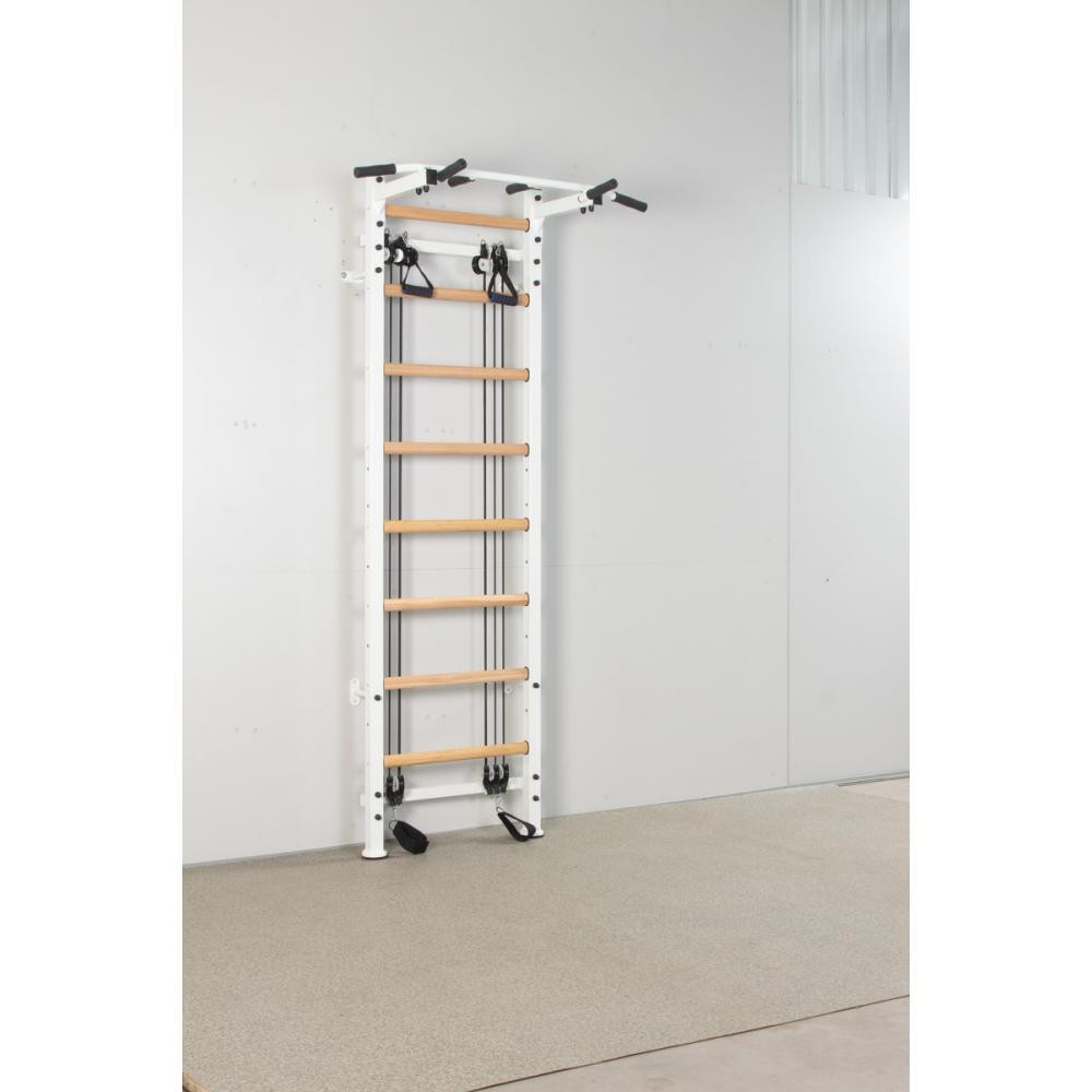 Шведская стенка с эспандерами CrossFulWhite спортивная для детей и взрослых усиленная металлическая для семьи Кам'янське - фото 5