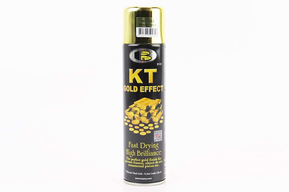 Фарба акрилова №182 "ЛАТУННЕ ЗОЛОТО", Аерозоль 380ml Киев - изображение 1