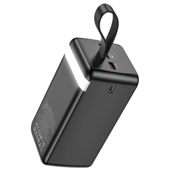 Power Bank Повербанк с быстрой зарядкой и фонарем 50000mAh BOROFONE BJ14D PD20W+QC3.0 Одесса
