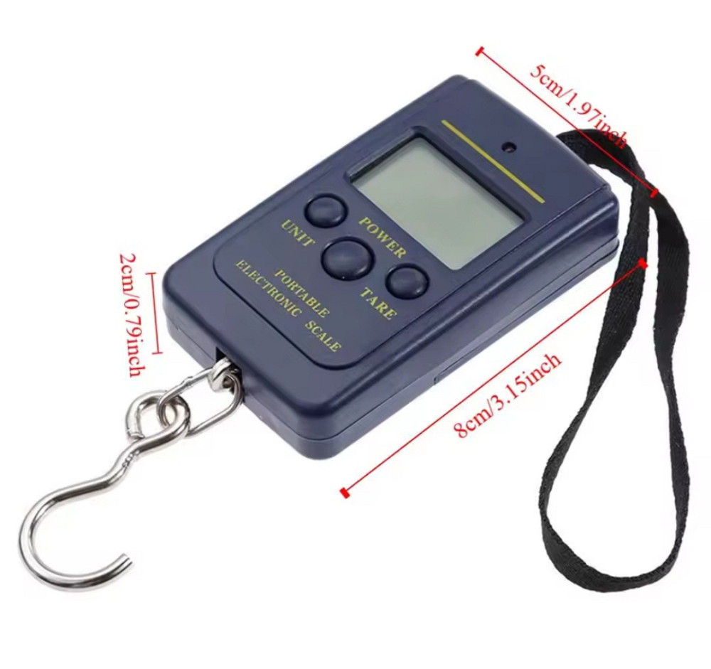 Электронные весы-кантер диапазон 10г- 50 кг на батарейках 8 на 5 см синий Киев - изображение 8