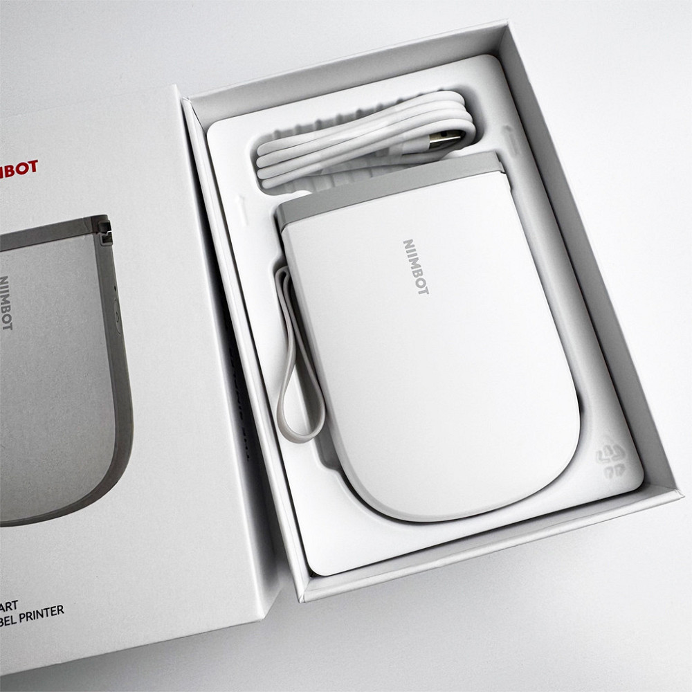 Термопринтер для друку наклейок NIIMBOT D11_H White Киев - изображение 10